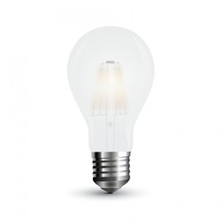 E27 vanlig LED V-Tac 10W LED pære - Karbon filamenter, A67, mattert, E27