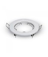 Downlight kit uten lyskilde - Hull: Ø6,5 cm, Mål: Ø8 cm, blank hvit, velg MR16 eller GU10 fatning