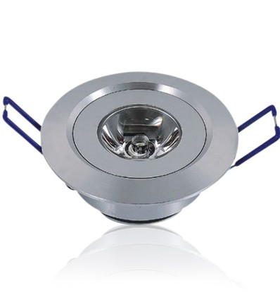 1,5W Ø5,2cm heis-spot - Hull: Ø4,2 cm, Mål: Ø5,2 cm, 25° spredning, 2m ledning