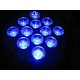 LED vekstlys, 12W, E27, Ren blå, Grow lamp