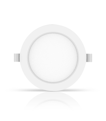 Outlet: LED E6 Bakbelyst Innbyggingsspot, 12W, 4000K, Ø145-155mm, Rund - For Innbygging