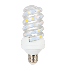 LED pærer Outlet: LED B5 Spiral - 15W E27, 3000K