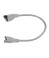 Outlet: 30 cm forlengerkabel - Hann-hunn plug, passer til LEDlife Easy-Grow