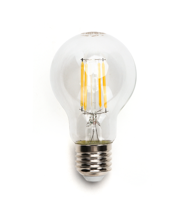 Outlet: LED Filament pære A60 E27 - 4W, 2700K, Klar