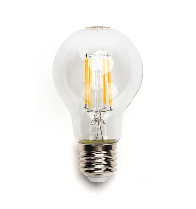 Outlet: LED Filament pære A60 E27 - 4W, 2700K, Klar