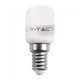 V-Tac 2W LED pære - Samsung LED chip, kjøleskapspære, E14