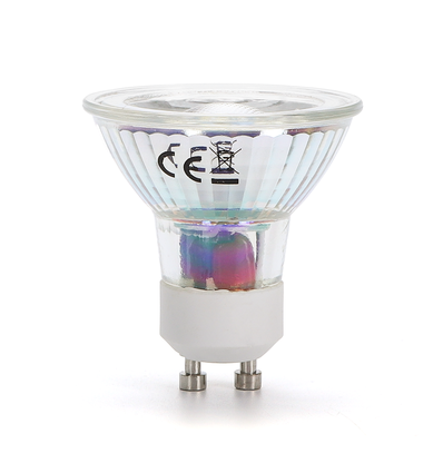 Outlet: LED A5 GU10 COB 3W 3000K Glass