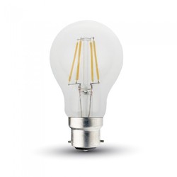LED lyskilder Restsalg: V-Tac 5W LED pære - Karbon filameter, B22
