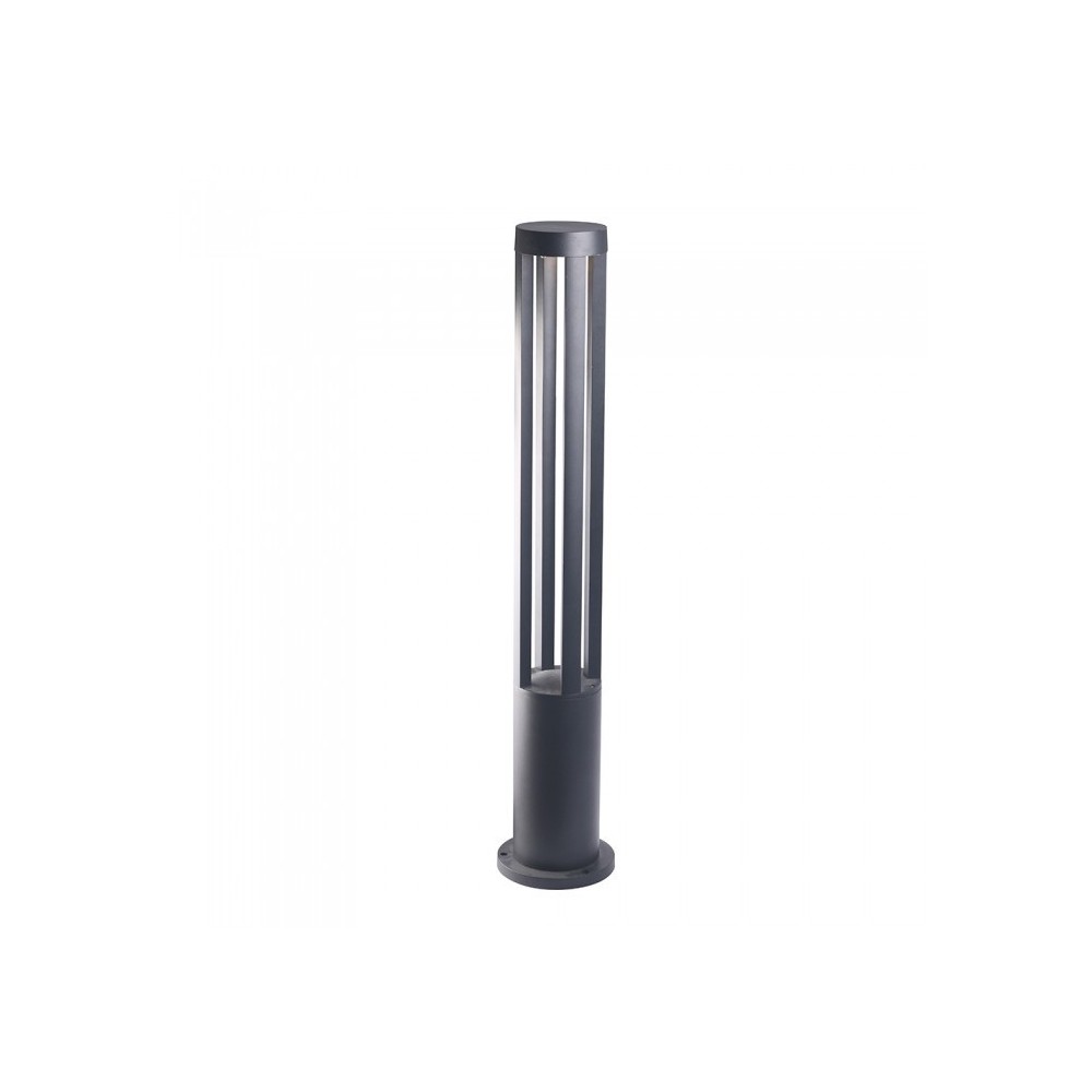 V-Tac 10W LED hage lampe - Svart, 80 cm, IP65, 230V - Dimbar : Ikke dimbar, Kulør : Kald