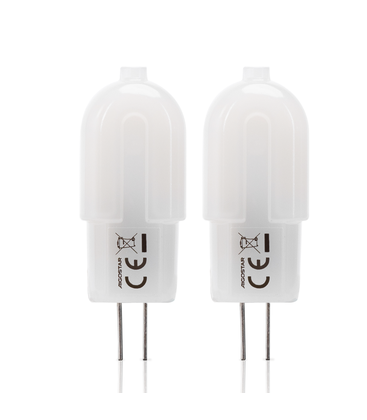 Outlet: LED G4 1.7W 3000K Melkehvit, Dobbeltpakke - 02