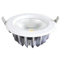  Restsalg: V-Tac 10W LED downlight - Hull: Ø12 cm, Mål: Ø13,5 cm, 230V