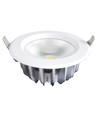 Outlet: V-Tac 10W LED downlight - Hull: Ø12 cm, Mål: Ø13,5 cm, 230V