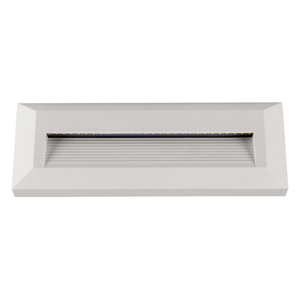 V-Tac 3W LED trapplys - Hvit, IP65, 230V - Dimbar : Ikke dimbar, Kulør : Varm