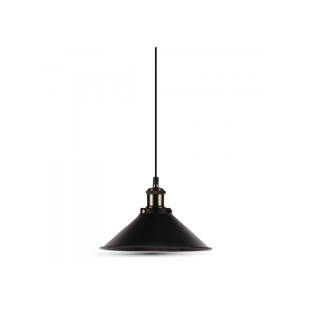 V-Tac pendellampe - Svart, fin design, E27
