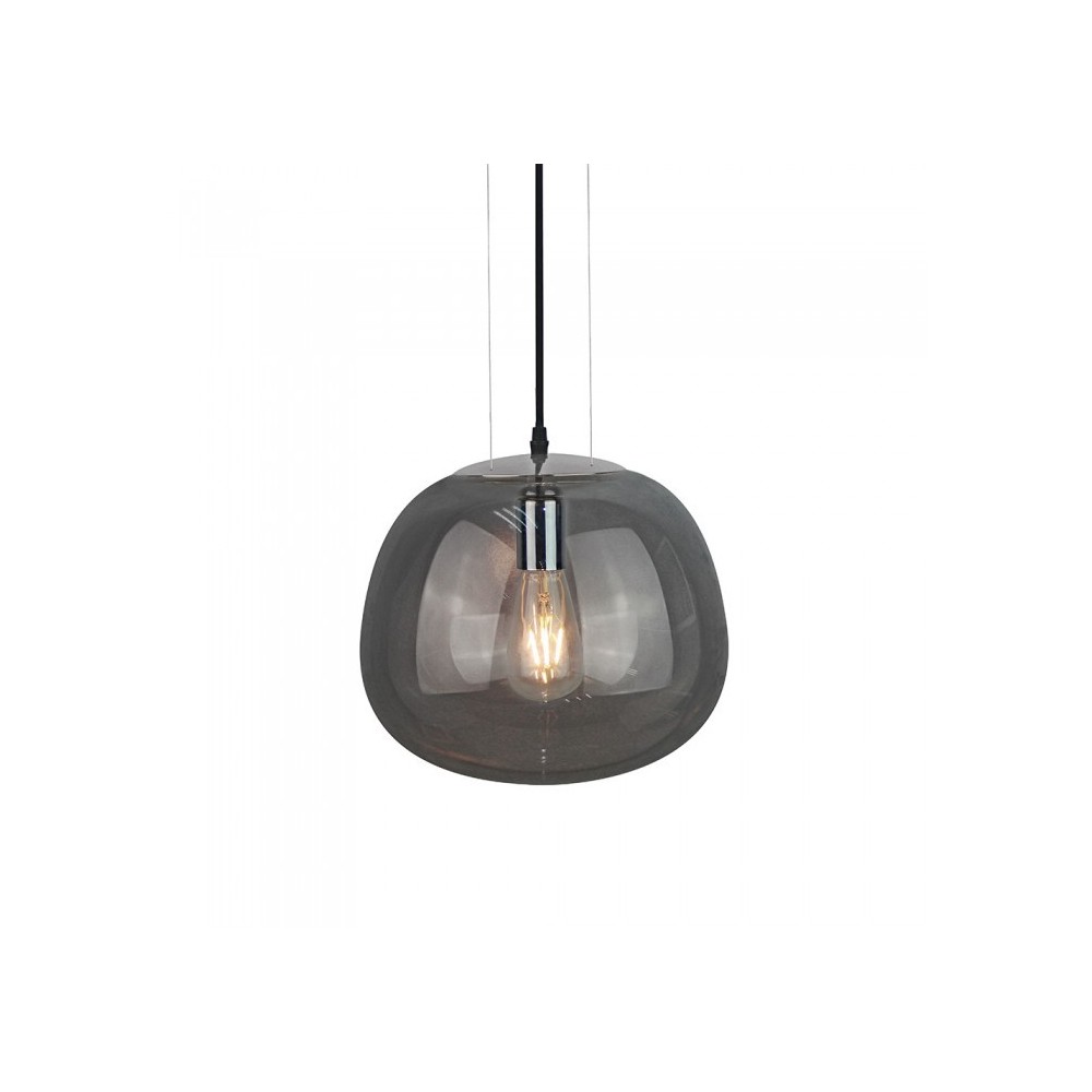 V-Tac glas pendellampe - Gråfarget farget, Ø30cm, E27
