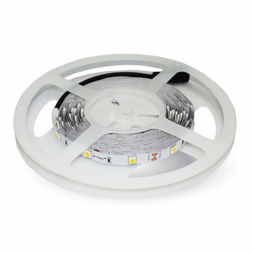 V-Tac 4,8W/m LED strip - 5m, IP20, 30 LED per meter