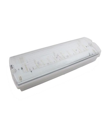 V-Tac 3W LED exit skilt - Til vegg/tak montering, 140 lumen, inkl. batteri og piktogrammer