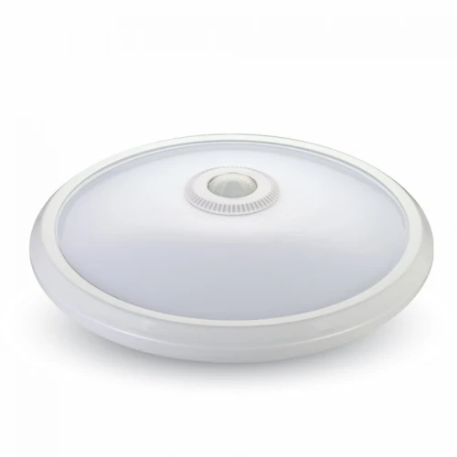 12W LED-sensorlampe - IP20 innendørs, Samsung LED-chip, PIR-sensor, inkl. lyskilde