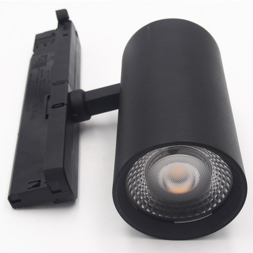Outlet: Dimbar LEDlife svart skinnespot 28W - Flicker free, Citizen LED, RA90, 3-faset