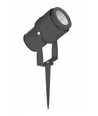 V-Tac 12W LED hage lampe - Svart, med spyd, IP65, 230V