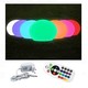 Restsalg: V-Tac RGB LED halvkule - Oppladbart, med fjernkontroll, Ø50 cm