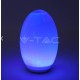 V-Tac RGB+W LED egg - Solcelle, Ø18,8 cm