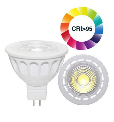 LEDlife LUX3 LED spotpære - 3W, dimbar, RA 97, 12V, MR16 / GU5.3