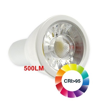 GU5.3 4,5W dimbar LUX5 LED spotpære - 12V, MR16, RA 95