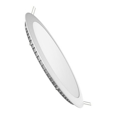 V-Tac 18W LED panel downlight - Hull: Ø21 cm, Mål: Ø22,5 cm, 230V