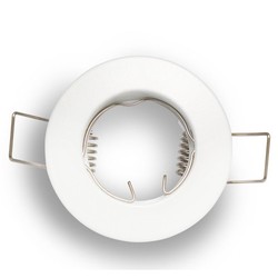 Downlight kit uten lyskilde - Hull: Ø5 cm, Mål: Ø6 cm, mat hvit, velg MR11 eller mini GU10