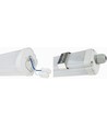 V-Tac vanntett 32W komplett LED armatur - 150 cm, 160 lm/W, gjennomgangskobling, IP65, 230V