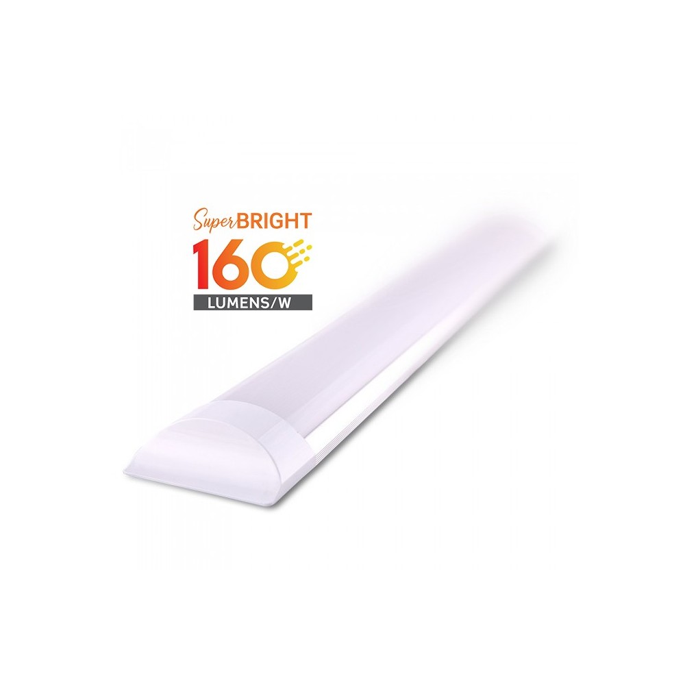 V-Tac 38W Slim LED armatur - 150 cm, 155 lm/W, 230V - Dimbar : Ikke dimbar, Kulør : Nøytral