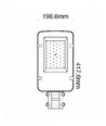 V-Tac 50W LED gatelys - Samsung LED chip, Ø60mm, IP65, 137lm/w