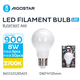 Outlet: Filament pære A60, 8W, E27 - matt hvit