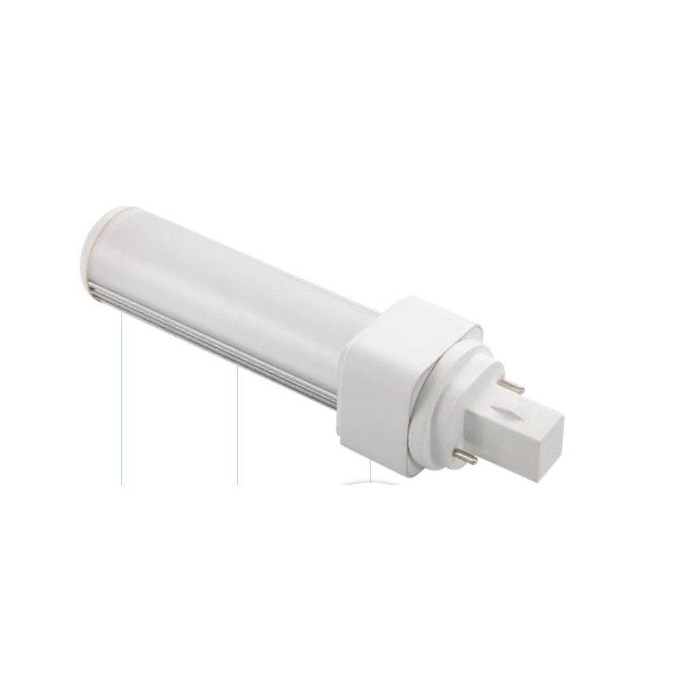 G24D-SMART7 7W LED pære - Ballast kompatibel, 180°, Erstat 18W - Dimbar : Ikke dimbar, Kulør : Nøytral