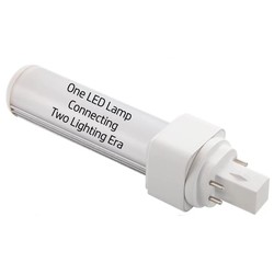 G24Q (4 pinner) LEDlife G24Q-SMART9 9W LED pære - HF Ballast kompatibel, DALI dimbar, 180°, Erstatt 26W
