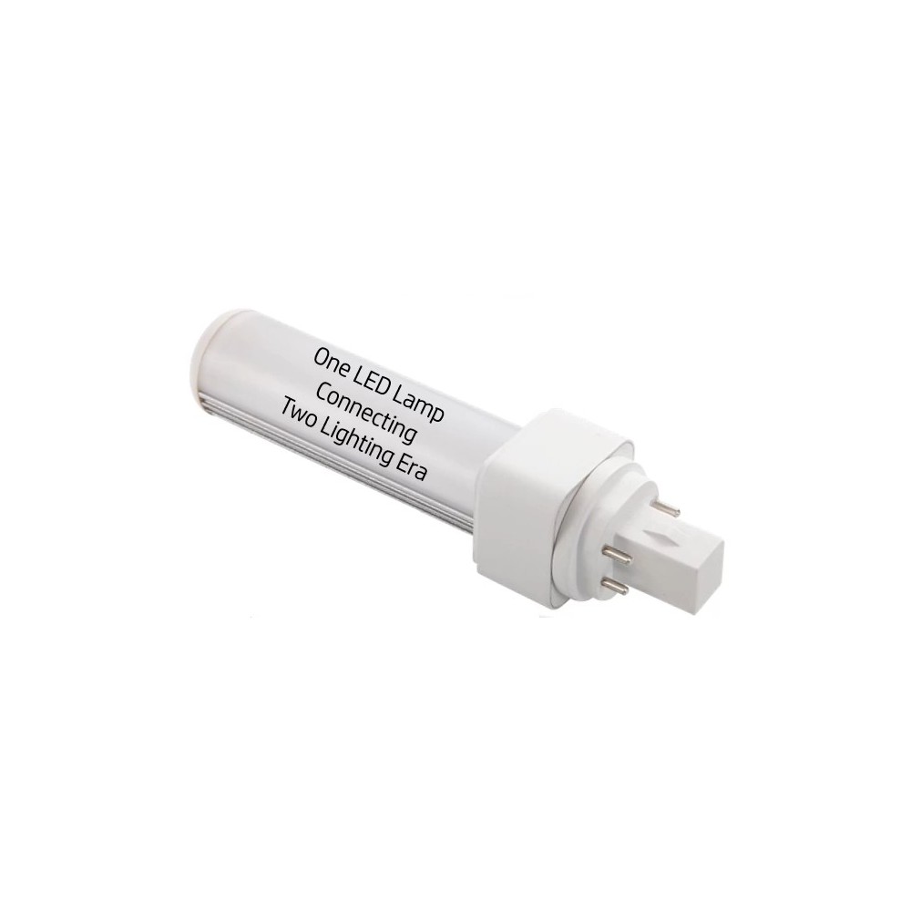 G24Q-SMART7 7W LED pære - HF Ballast kompatibel, DALI dimbar, 180°, Erstat 18W - Dimbar : DALI dæmpbar, Kulør : Varm