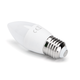 Outlet: Aigostar LED lampe A5 C37 6W, E27 sokkel - Dagslys 3000K, Sett med 5 stykker