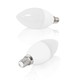 Outlet: Aigostar LED A5 C37 7W, E14 sokkel - 3000K, Sett med 5 stykker