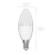 Outlet: Aigostar LED A5 C37 7W, E14 sokkel - 3000K, Sett med 5 stykker