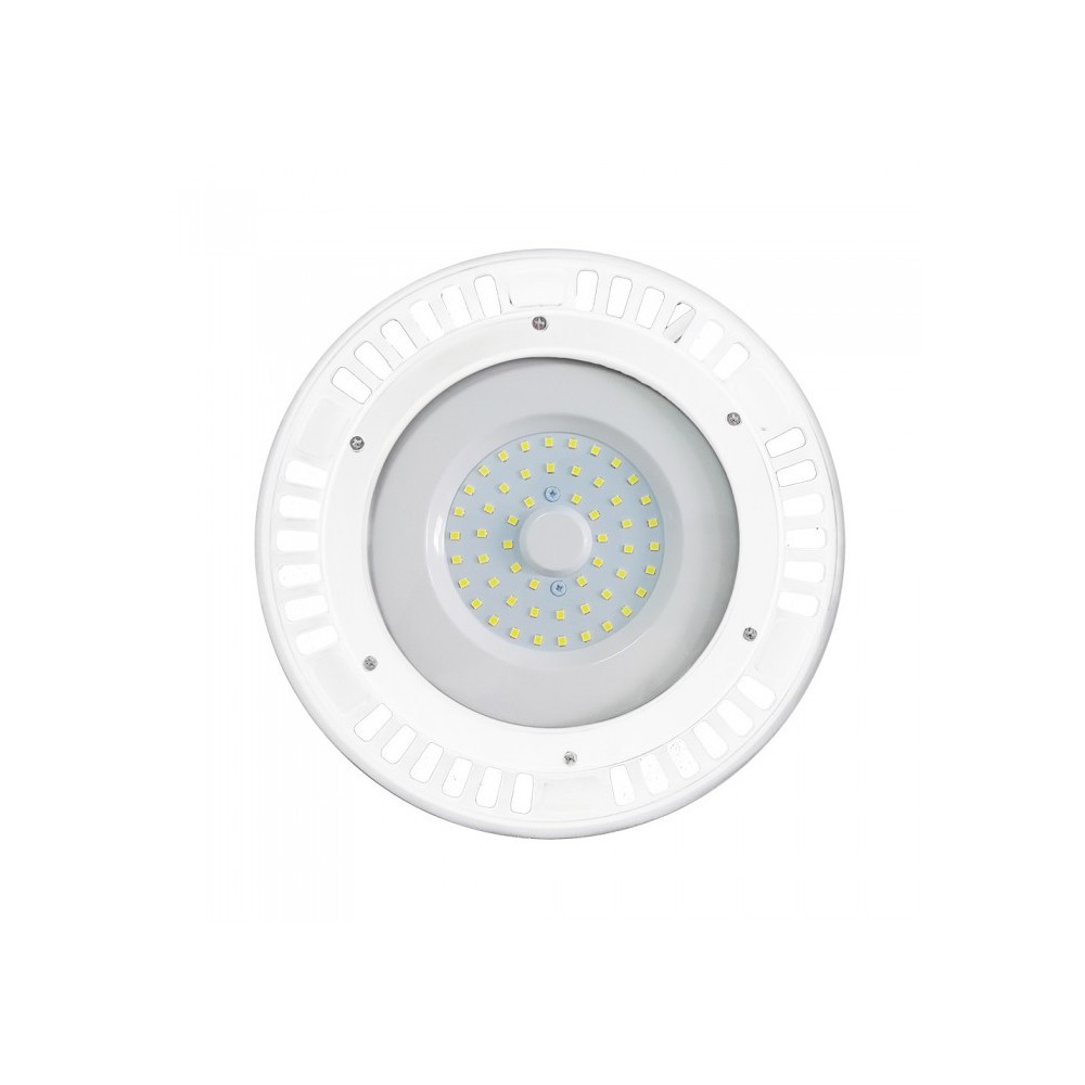 V-Tac 50W LED high bay - IP44, hvit - Dimbar : Ikke dimbar, Kulør : Varm