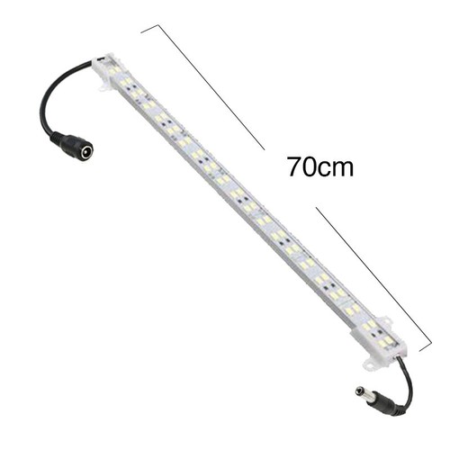 Trapp alu-profil med LED - 70 cm, 4W, 24V, IP65, med plugg