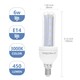 Outlet: LED B5 T3 2U 6W E14 3000K