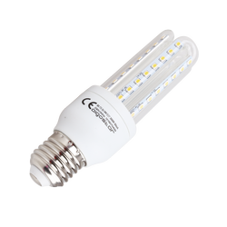 LED pærer Outlet: Aigostar LED B5 T3 2U 12W, E27 sokkel - 3000K, Sett med 5 stykker