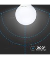 E27 10W LED globepære - Ø9,5 cm