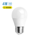 Outlet: Aigostar LED-lampe E27, A5 - G45, 4W, 3000K, 340lm, Erstatter 31W, Sett med 5 stykker