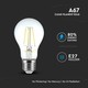 V-Tac 8W LED pære - Karbon filamenter, A67, E27