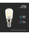 E14 2W LED kjøleskappære - ST26, filament