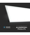 V-Tac 120x30 LED panel - 29W, hvit kant, 120lm/W