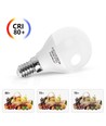 Outlet: LED A5 G45 - Stor spredning, E14, 6W, 3000K